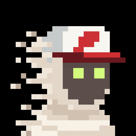 Collection example (white-hood-red-cap) — sourced community repost of zkSNARKs character art; not a treasury holding.